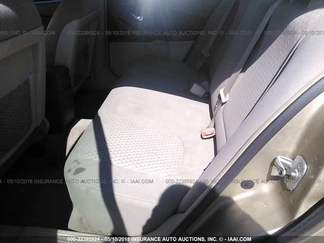 1G1ZT58N48F108635 - 2008 CHEVROLET MALIBU LT/CLASSIC Gold Foto 8