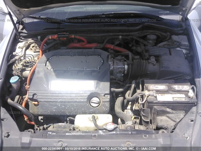 JHMCN364X6C002256 - 2006 HONDA ACCORD HYBRID SILVER photo 10