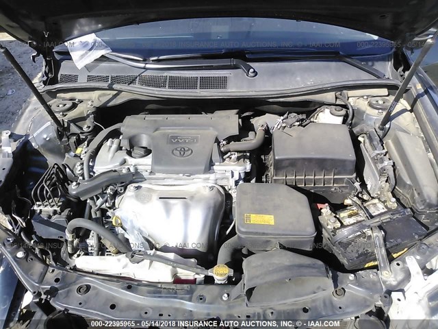 4T1BF1FK9CU132639 - 2012 TOYOTA CAMRY SE/LE/XLE BLACK photo 10