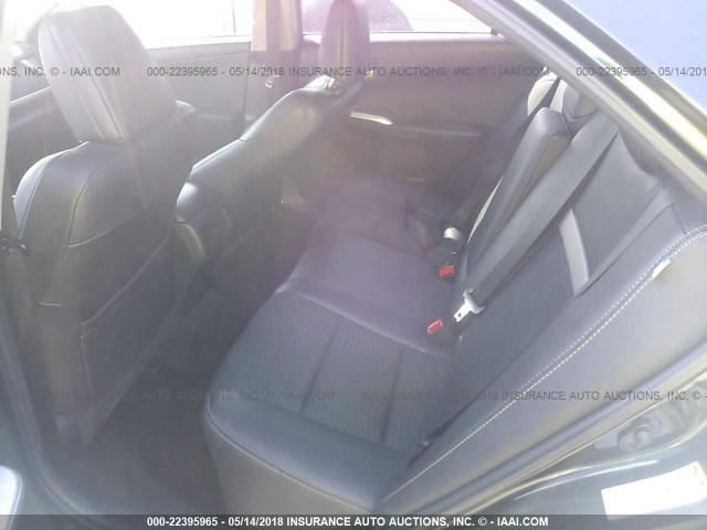 4T1BF1FK9CU132639 - 2012 TOYOTA CAMRY SE/LE/XLE BLACK photo 8