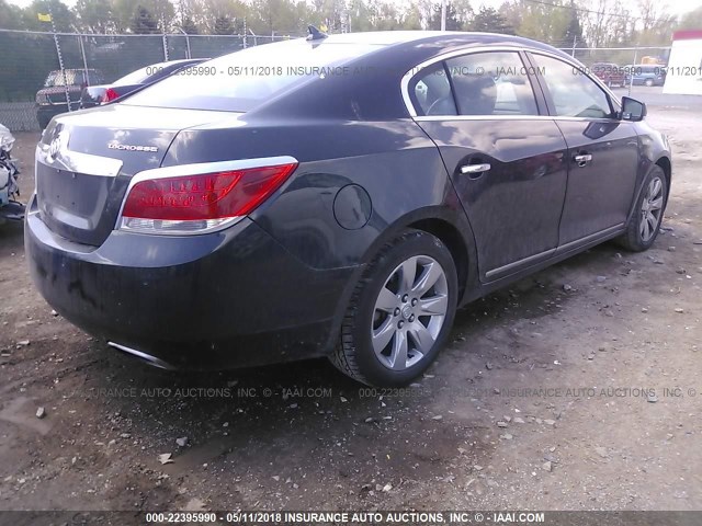 1G4GD5E39CF109444 - 2012 BUICK LACROSSE PREMIUM BLUE photo 4