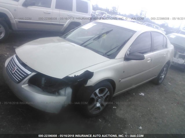 1G8AL52F35Z113741 - 2005 SATURN ION LEVEL 3 GOLD photo 2