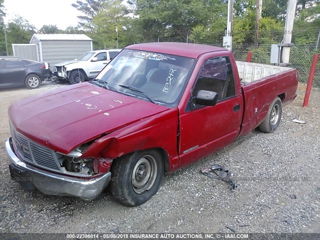 2GTDC14Z4J1501633 - 1988 GMC GMT-400 C1500 RED photo 2