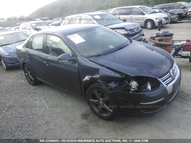 3VWJZ71KX9M155360 - 2009 VOLKSWAGEN JETTA S BLUE photo 1