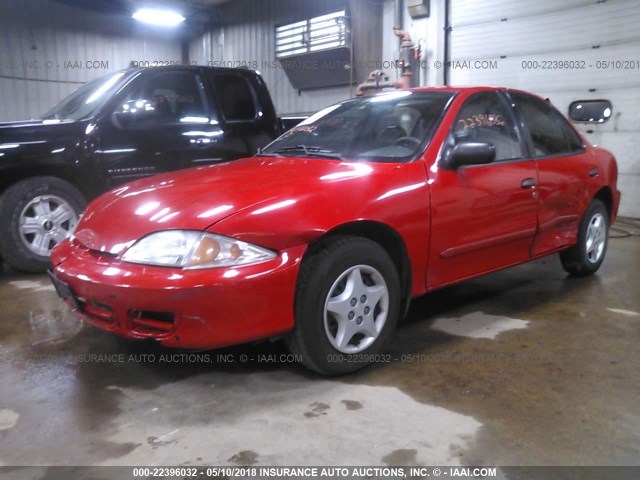 1G1JC524517358463 - 2001 CHEVROLET CAVALIER CNG RED photo 6