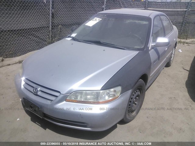 JHMCG66572C009681 - 2002 HONDA ACCORD LX SILVER photo 2