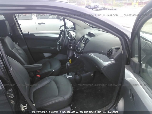 KL8CF6S90DC512400 - 2013 CHEVROLET SPARK 2LT BLACK photo 5