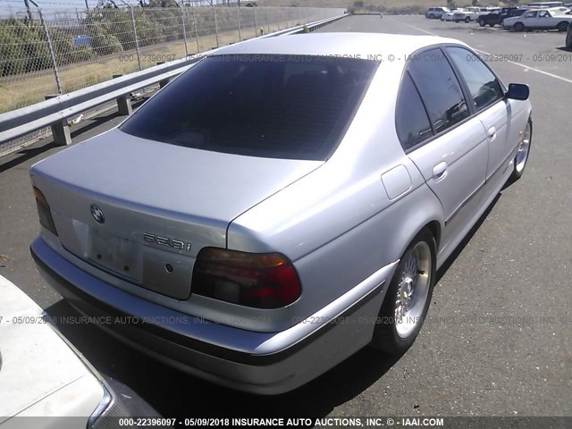 WBADM6344YGU27818 - 2000 BMW 528 I AUTOMATIC SILVER photo 4