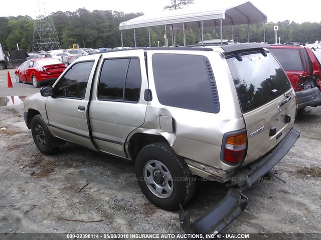 JN8AR05Y4VW107991 - 1997 NISSAN PATHFINDER LE/SE/XE GOLD photo 3