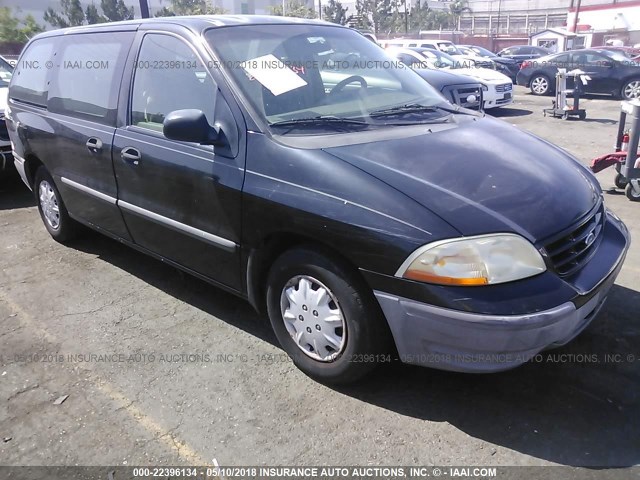 2FMZA50U9YBB32653 - 2000 FORD WINDSTAR WAGON BLUE photo 1