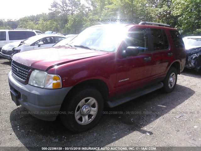 1FMZU72E42UC84463 - 2002 FORD EXPLORER XLS RED photo 2