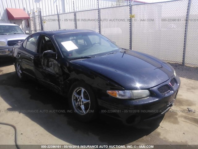 1G2WP52K42F259001 - 2002 PONTIAC GRAND PRIX GT BLACK photo 1