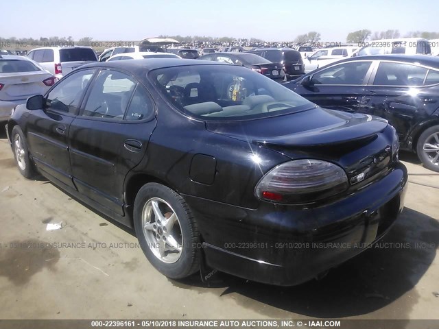 1G2WP52K42F259001 - 2002 PONTIAC GRAND PRIX GT BLACK photo 3