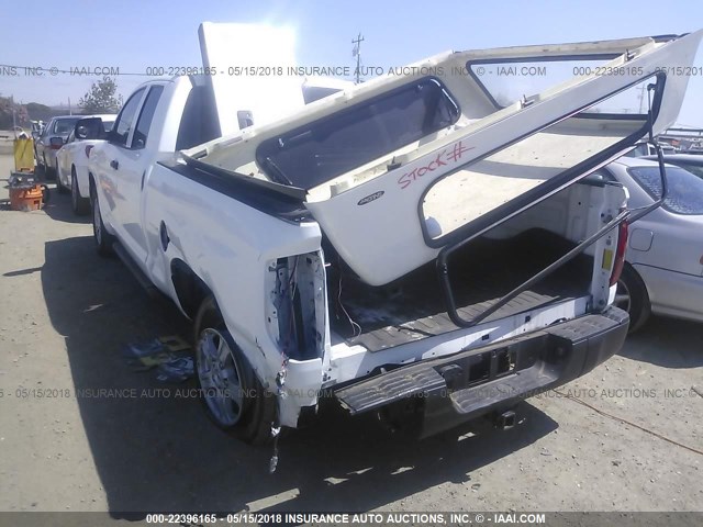 5TFRM5F1XGX103887 - 2016 TOYOTA TUNDRA DOUBLE CAB SR/SR5 WHITE photo 6