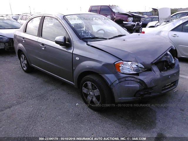 KL1TD56698B052406 - 2008 CHEVROLET AVEO LS 灰色 照片 1