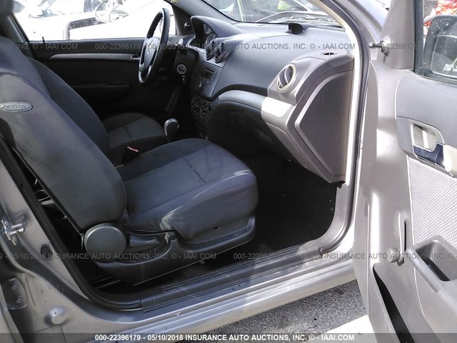 KL1TD56698B052406 - 2008 CHEVROLET AVEO LS 灰色 照片 5