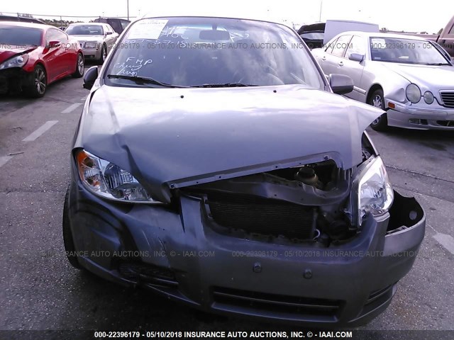 KL1TD56698B052406 - 2008 CHEVROLET AVEO LS 灰色 照片 6