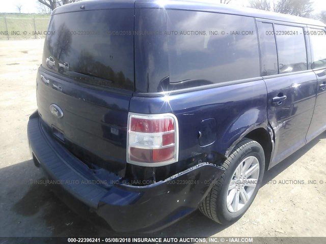 2FMGK5BC4BBD32100 - 2011 FORD FLEX SE BLUE photo 6