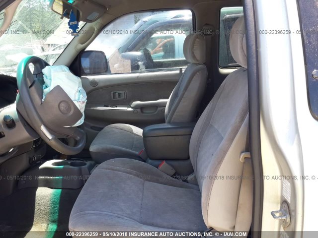 5TESN92N23Z148727 - 2003 TOYOTA TACOMA XTRACAB PRERUNNER ვერცხლისფერი ფოტო 5