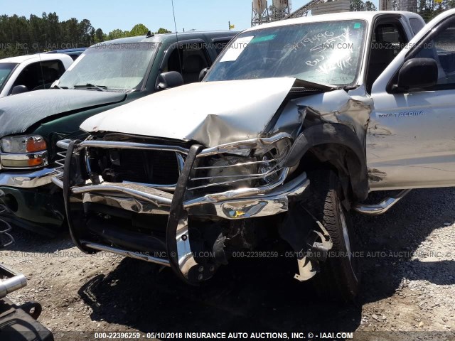 5TESN92N23Z148727 - 2003 TOYOTA TACOMA XTRACAB PRERUNNER ვერცხლისფერი ფოტო 6