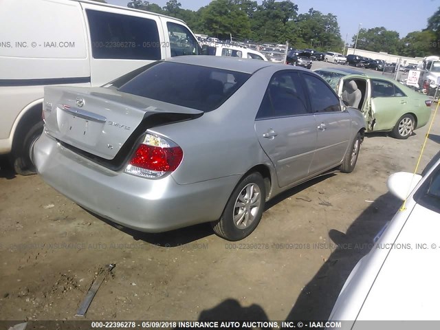 4T1BF32K25U609691 - 2005 TOYOTA CAMRY LE/XLE/SE 银色 照片 4