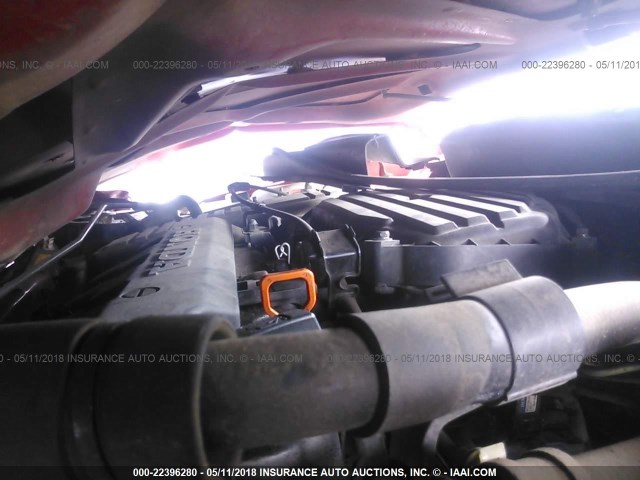 1HGEM21335L070503 - 2005 HONDA CIVIC DX VP RED photo 10