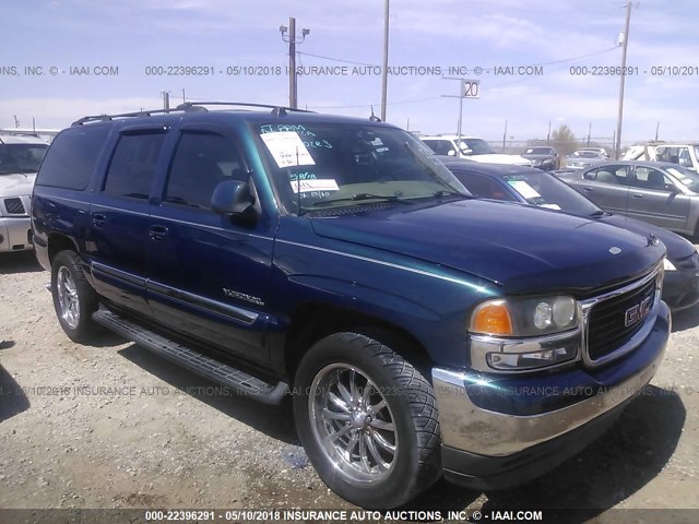 3GKEC16Z45G153612 - 2005 GMC YUKON XL C1500 BLUE photo 1