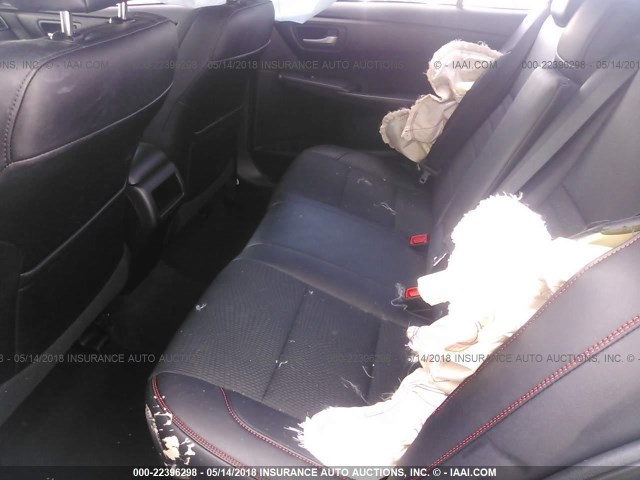 4T1BF1FK5HU685120 - 2017 TOYOTA CAMRY LE/XLE/SE/XSE 黑色 照片 8