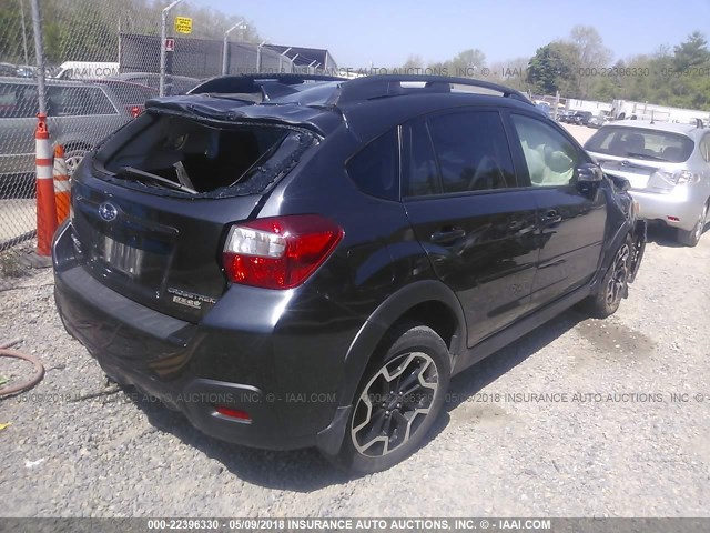 JF2GPAKC1GH297638 - 2016 SUBARU CROSSTREK LIMITED BLACK photo 4