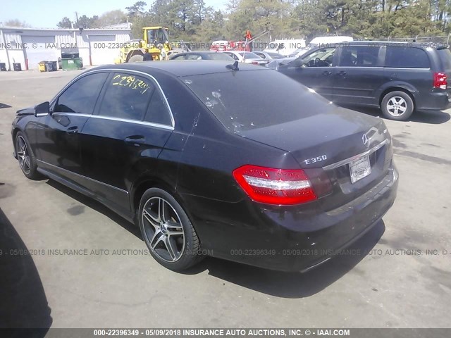 WDDHF8HB8BA368905 - 2011 MERCEDES-BENZ E 350 4MATIC BLACK photo 3