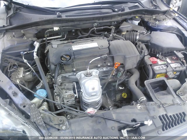 1HGCR2F37DA011949 - 2013 HONDA ACCORD LX 深蓝色 照片 10