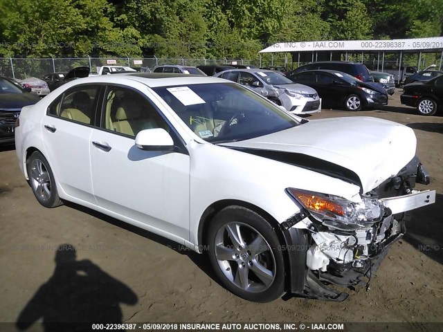 JH4CU2F65CC015264 - 2012 ACURA TSX TECH WHITE photo 1