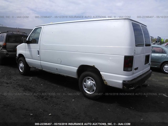 1FTSE34LX8DA87958 - 2008 FORD ECONOLINE E350 SUPER DUTY VAN WHITE photo 3