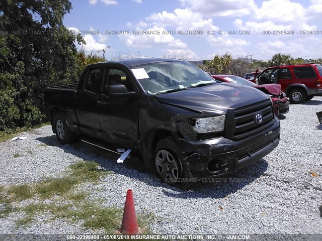 5TFRM5F16DX059592 - 2013 TOYOTA TUNDRA DOUBLE CAB SR5 Negro foto 1