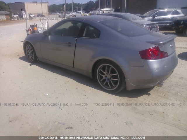 JNKCV54E87M907520 - 2007 INFINITI G35 GRAY photo 3