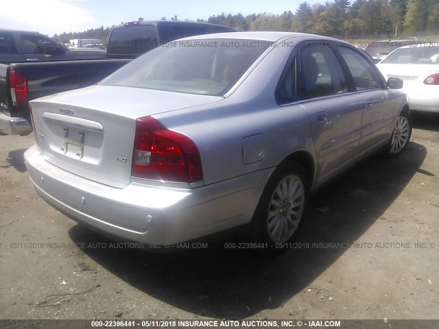 YV1TH592661429034 - 2006 VOLVO S80 2.5T SILVER photo 4