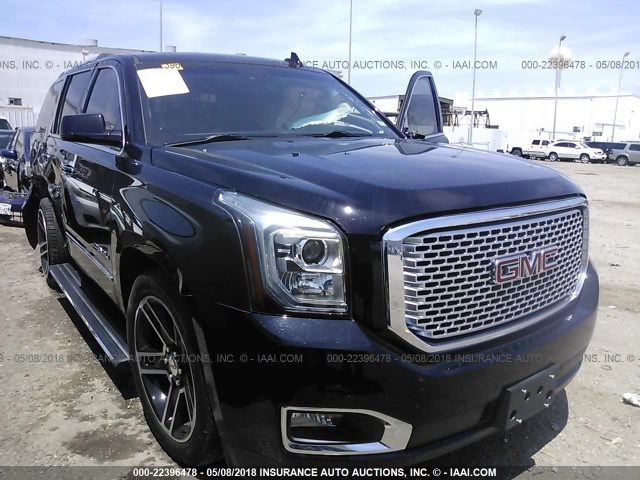 1GKS2CKJ3HR129064 - 2017 GMC YUKON DENALI BLACK photo 1