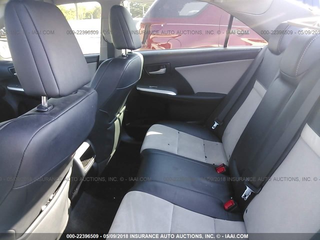 4T1BF1FKXCU151569 - 2012 TOYOTA CAMRY SE/LE/XLE WHITE photo 8