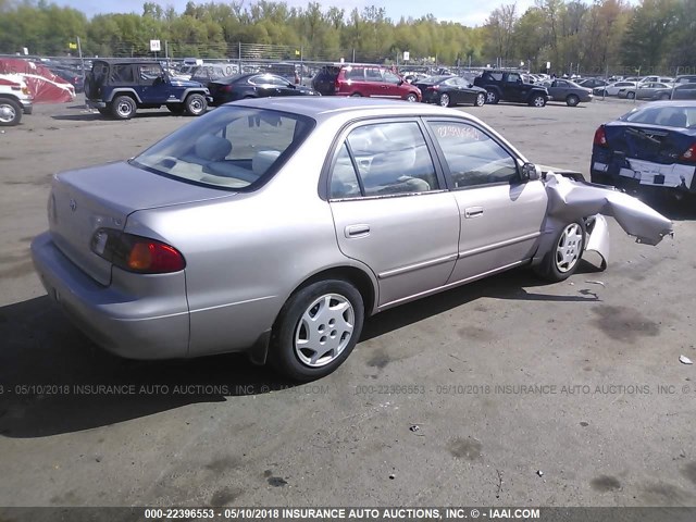 2T1BR18E4XC235232 - 1999 TOYOTA COROLLA VE/CE/LE 棕色 照片 4