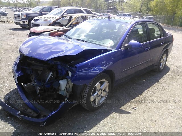 1G1ZU53826F298589 - 2006 CHEVROLET MALIBU LTZ ლურჯი ფოტო 2