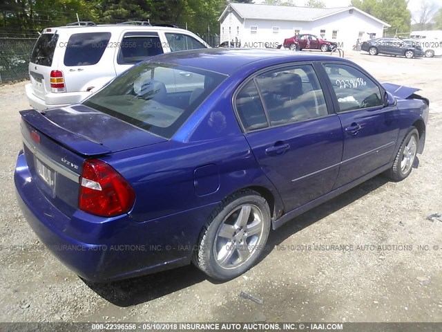 1G1ZU53826F298589 - 2006 CHEVROLET MALIBU LTZ ლურჯი ფოტო 4