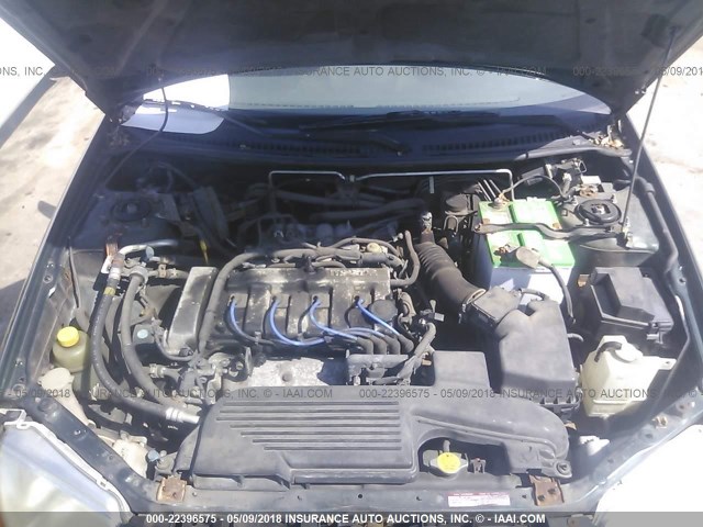 JM1BJ2215Y0215294 - 2000 MAZDA PROTEGE ES 绿色 照片 10