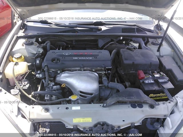 4T1BE32KX6U114255 - 2006 TOYOTA CAMRY LE/XLE/SE ვერცხლისფერი ფოტო 10