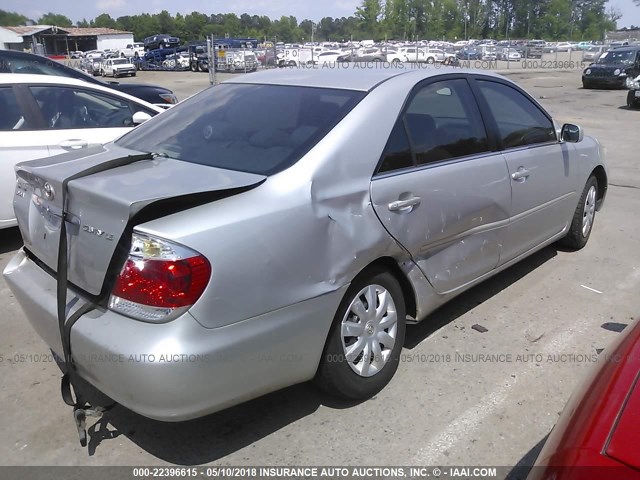 4T1BE32KX6U114255 - 2006 TOYOTA CAMRY LE/XLE/SE ვერცხლისფერი ფოტო 4