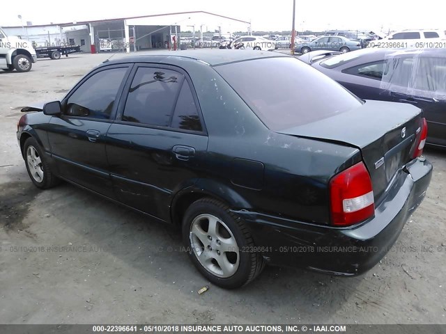 JM1BJ2211Y0206687 - 2000 MAZDA PROTEGE ES GREEN photo 3