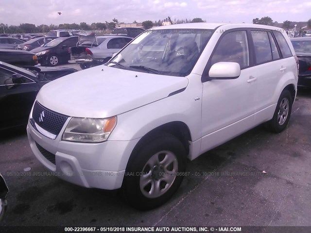 JS3TE941X64100812 - 2006 SUZUKI GRAND VITARA  WHITE photo 2