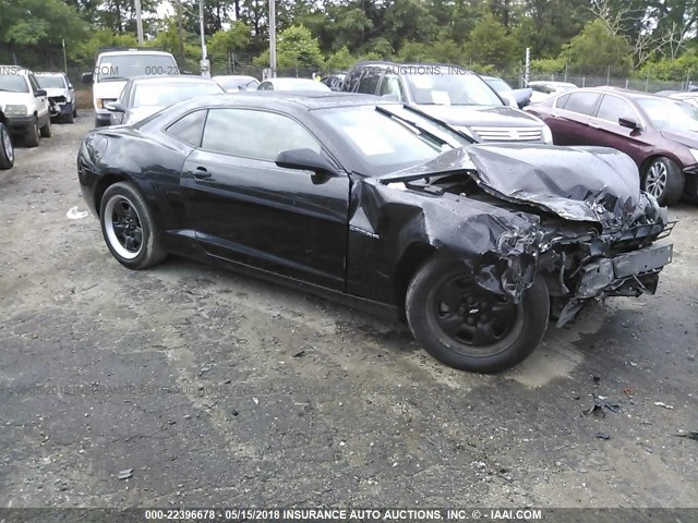 2G1FA1E34C9164600 - 2012 CHEVROLET CAMARO LS BLACK photo 1