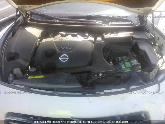 1N4AA5AP7BC804264 - 2011 NISSAN MAXIMA S/SV CREAM photo 10