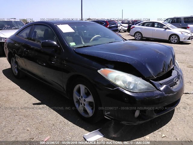 4T1CA30P34U036266 - 2004 TOYOTA CAMRY SOLARA SE/SLE შავი ფოტო 1