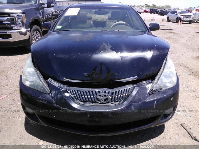 4T1CA30P34U036266 - 2004 TOYOTA CAMRY SOLARA SE/SLE შავი ფოტო 6